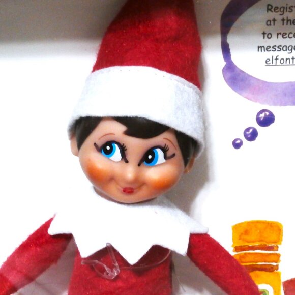 Elf on The Shelf a Christmas Tradition Toy Figure  IN THE BOX + BOOK + DVD - Picture 5 of 16